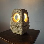 Sculptural lamp in stone 1960-70
