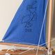 Tirot brand basin sailboat model 701, vintage wooden toy.