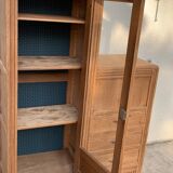 Art Deco asymmetrical glass Parisian wardrobe 1930