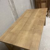 Solid oak farmhouse table