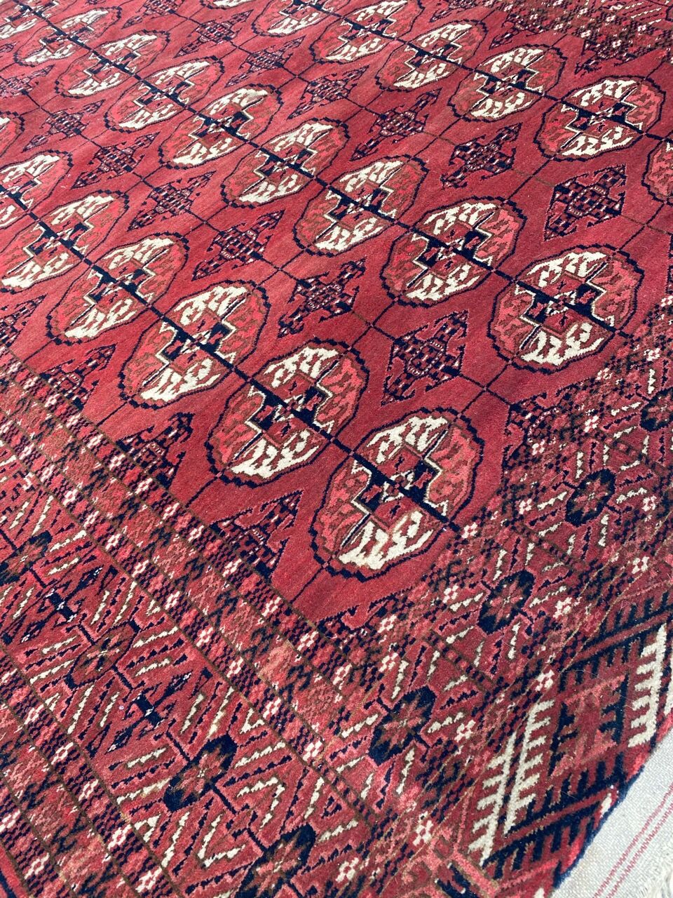 Carpet Turkmen bukhara Afghan 120x154 cm