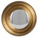 Miroir convexe de 24 cm doré