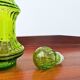 Bouteille Empoli Mid-Century en verre vert
