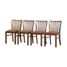 Série de 4 chaises scandinaves vintage – 44 cm