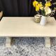 Solid oak coffee table