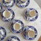 Set of 10 coffee/espresso cups - Gien - Ironstone