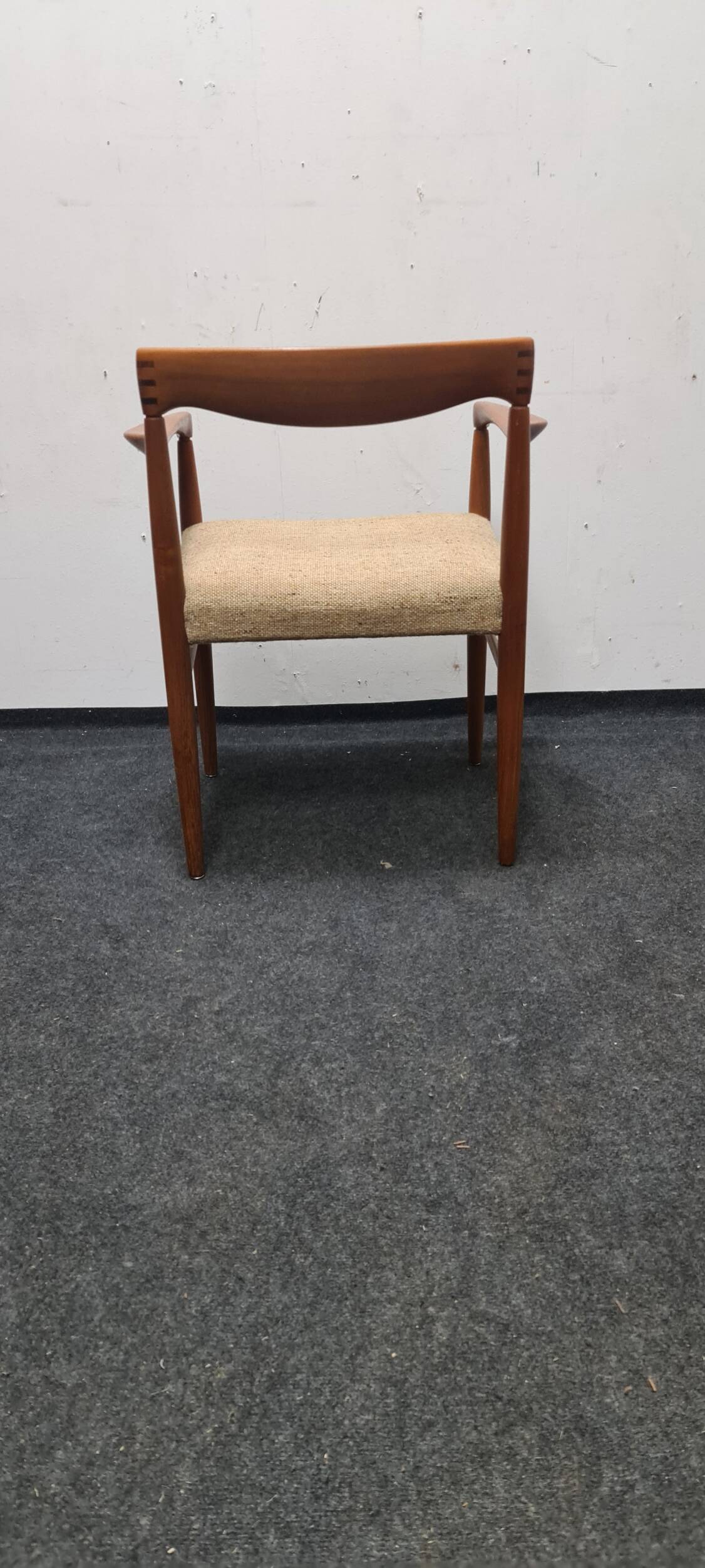Vintage teak Danish design arm chair attributed to Bramin