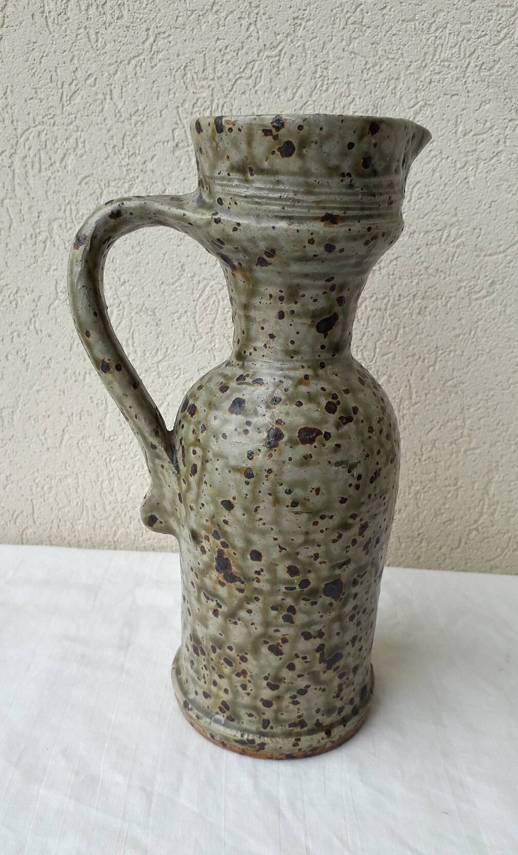 Pyrite stoneware pitcher