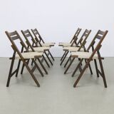 6x Vintage Safari Style Folding Chair