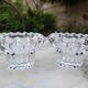 Paire de bougeoirs en cristal