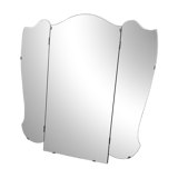 Vintage triptych dressing table mirror - Art Deco style