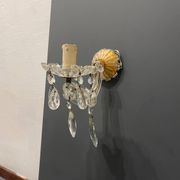 Crystal Maria Teresa Sconces Set of 3 1950’s