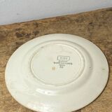 Two Digoin Sarreguemines dessert plates