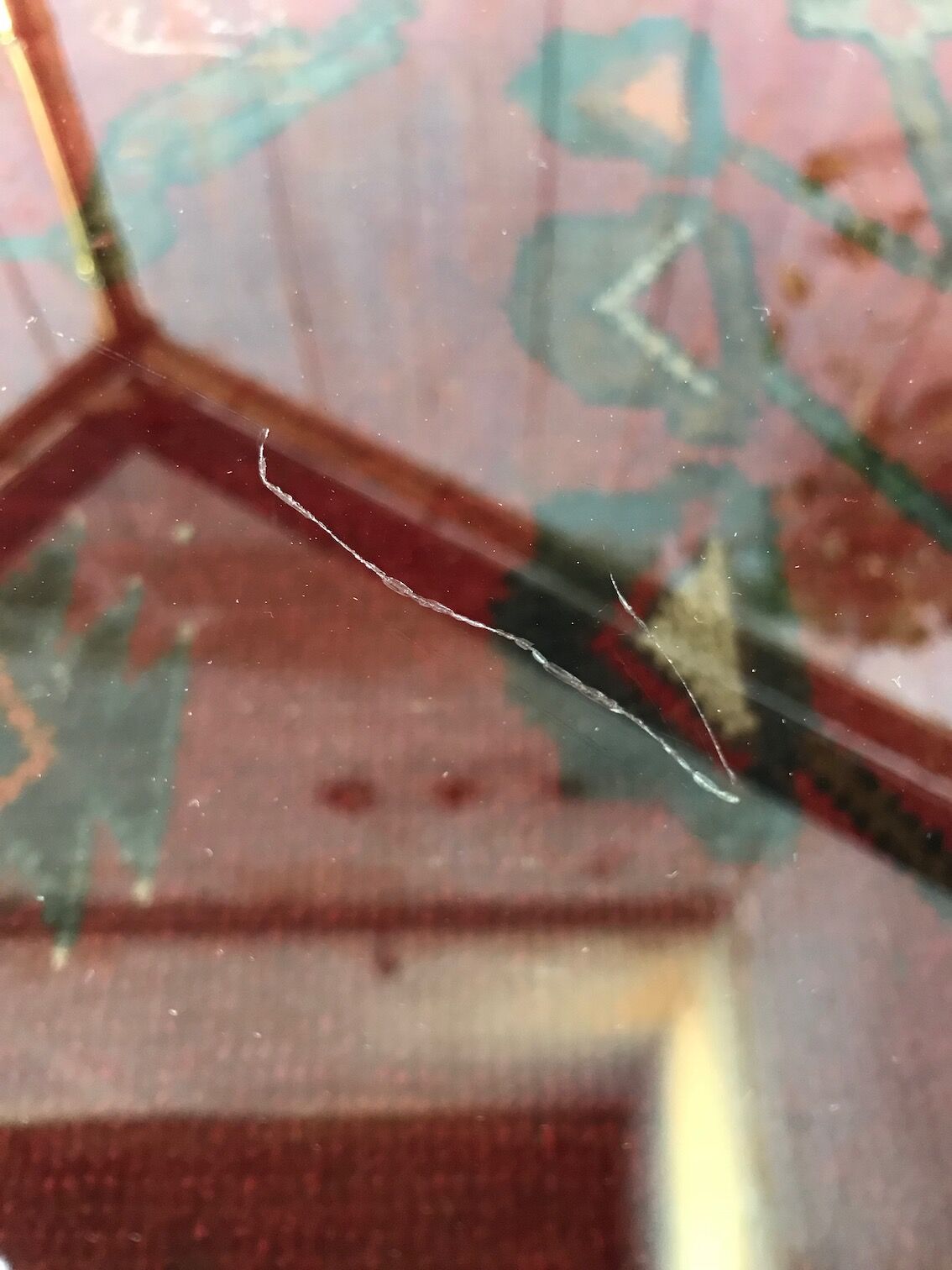 Bamboo imitation brass coffee table