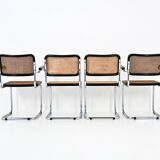 Set of 4 Dining Chairs Style B32 by Marcel Breuer