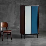 Modernist wardrobes by Willy Van Der Meeren for Tubax, Belgium, 1950s