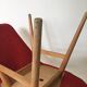 Chaises hongroises du milieu du siècle, chaises latérales de Judit Burian et Erika Szek, années 1950