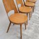 Series of 4 Baumann bistro chairs model Mondor 1950 vintage