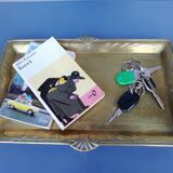 Art Nouveau plateau 1900 copper