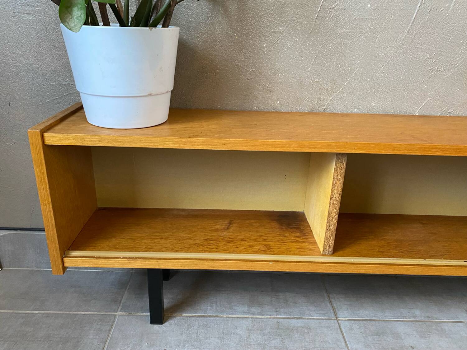 Vintage wooden sideboard (shallow)