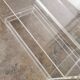 80s plexiglass hi-fi furniture shelf