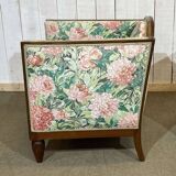 Pair of Art Deco armchairs in mahogany from the 1930s.