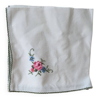 Set of 6 napkins, cross stitch