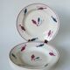 set of 6 Givors soup plates model Perce-Neige 1950