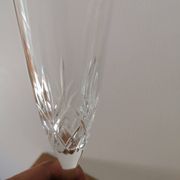 6 flûtes à champagne en cristal