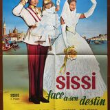 Original cinema poster "Sissi facing her destiny" Romy Schneider 60x80cm 1957