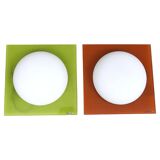 Murano Glass Wall Lamps "Gio S P-PL 40" by Michele Sbrogiò for Murano Due