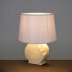 Lampe Art déco à gradins en céramique craquélée vers 1930