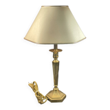 designer brass lamps with its lampshade