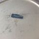 Flat plate of the longchamp earthenware factory, doria model,  iron land