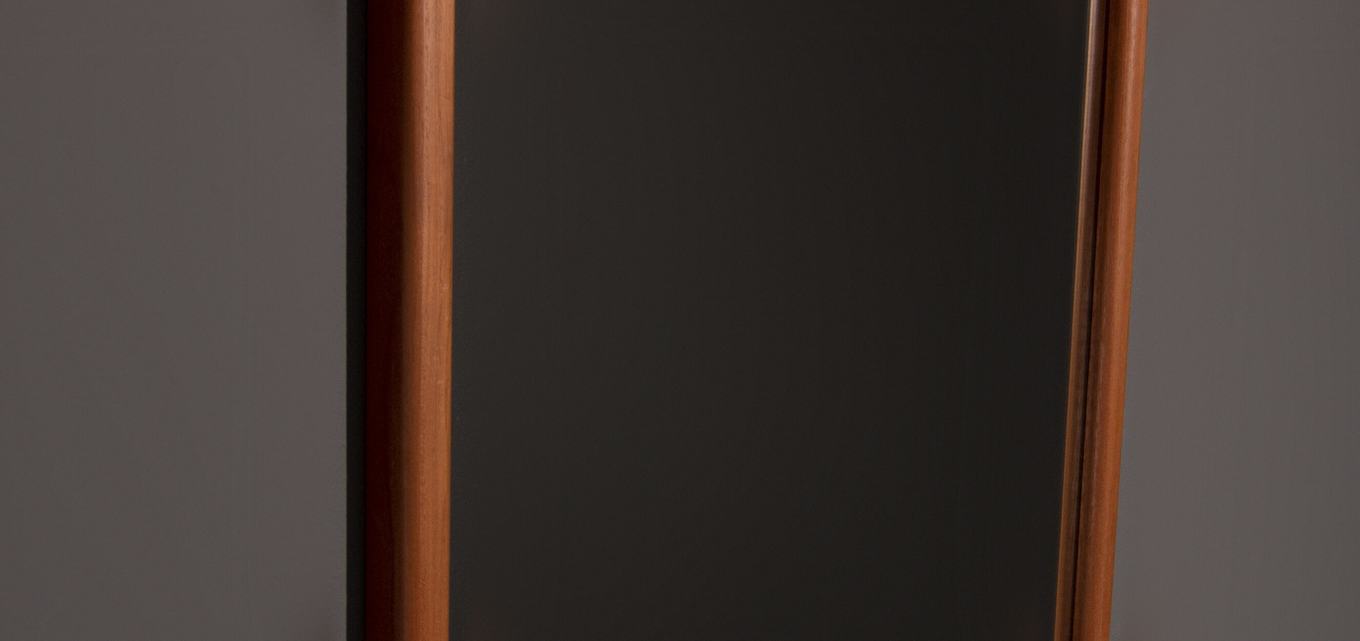 Teak wooden mirror produced by Dyrlund 26x26cm