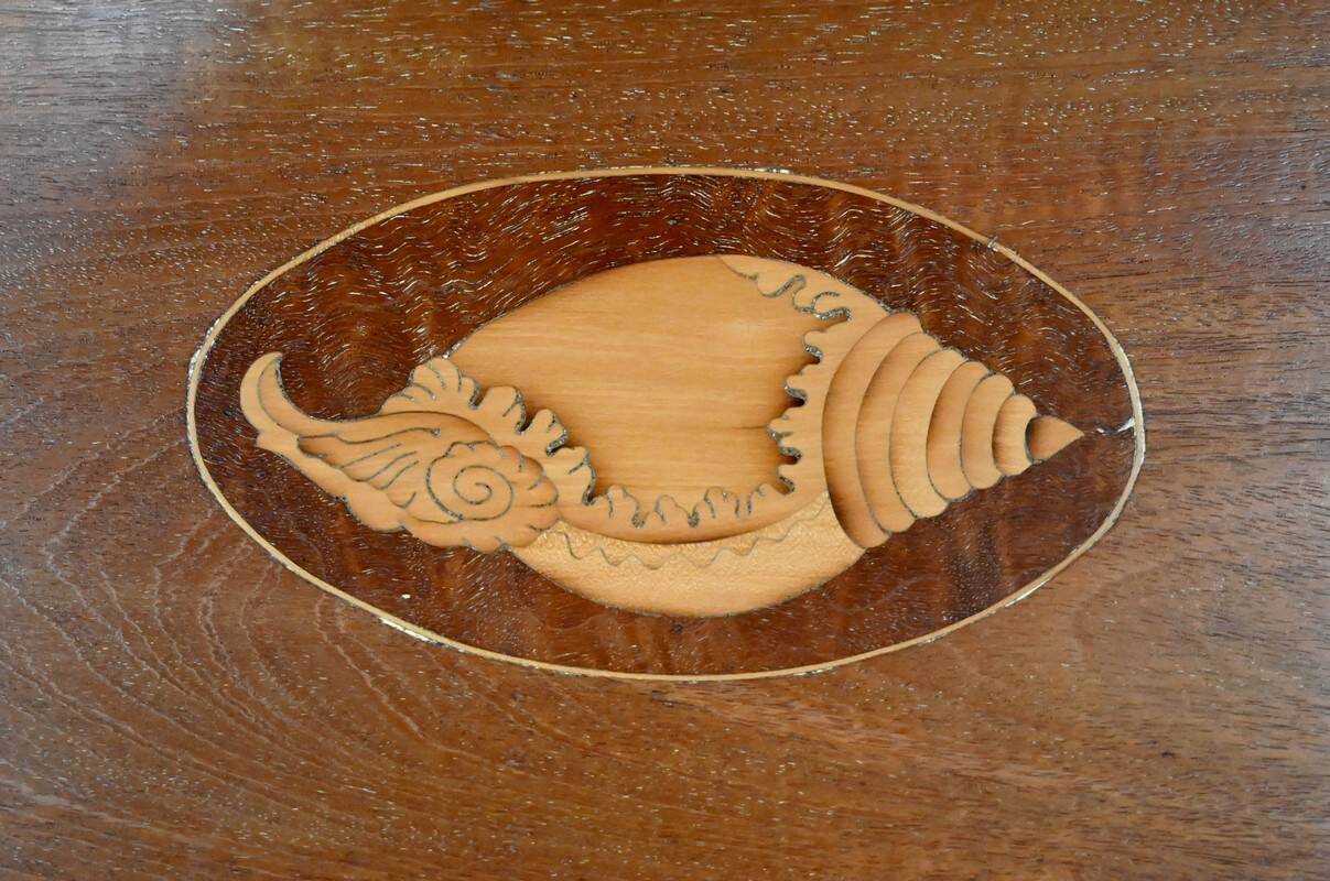 English Scriban in Mahogany – Early 20th Century