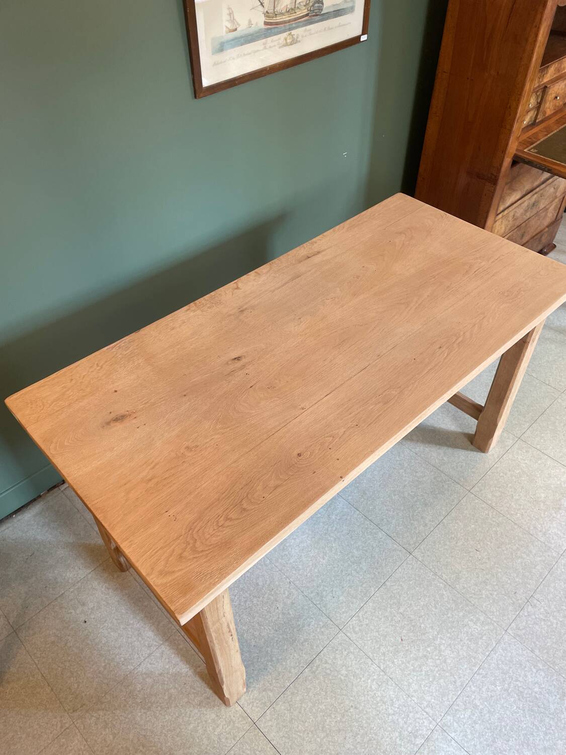 Airbrushed farm table