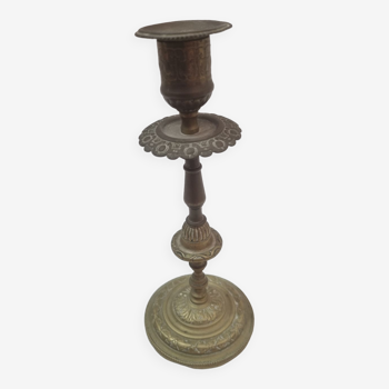 Bronze candle holder