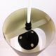 Vintage black metal suspension 1960