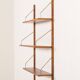 Scandinavian mid century teak wall unit with a console, 1960s