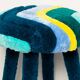 Mid-century wool stool with manual tufting, Europe, 1960s