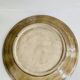 Ceramic plate signed, stoneware 24 cm