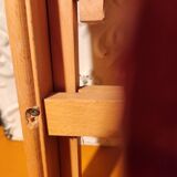 Set of 4 vintage wooden folding chairs