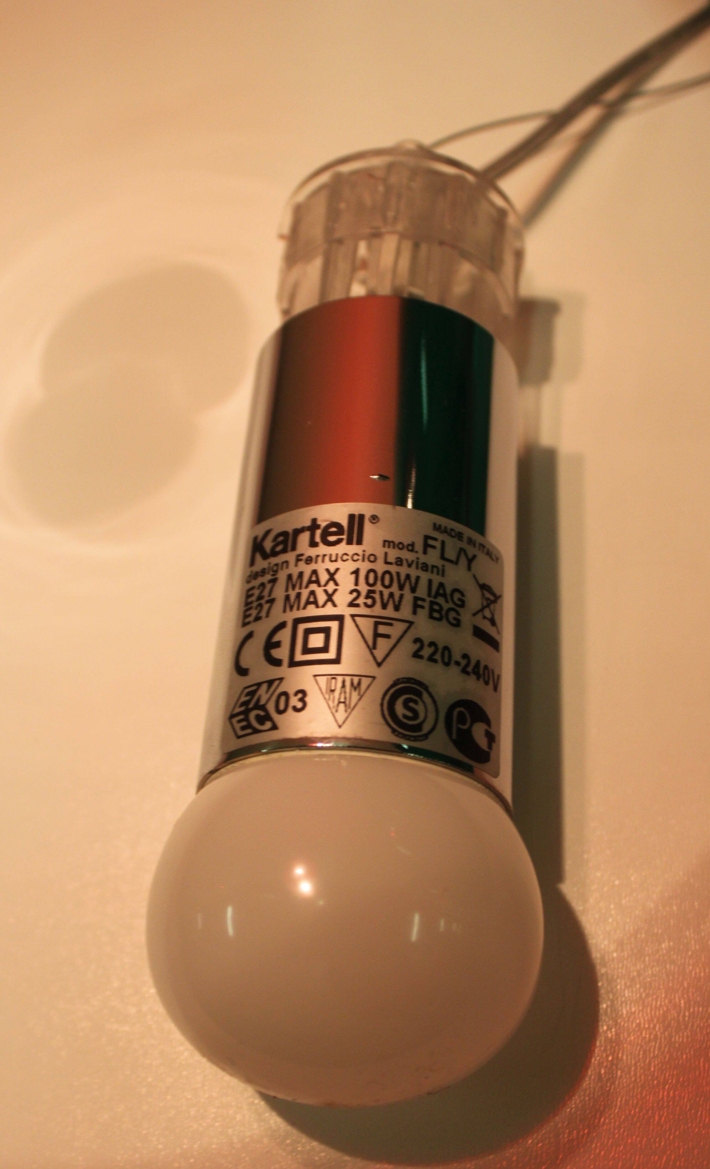 Vintage Fly pendant lamp by Ferrucio Laviani for Kartell, 2000.