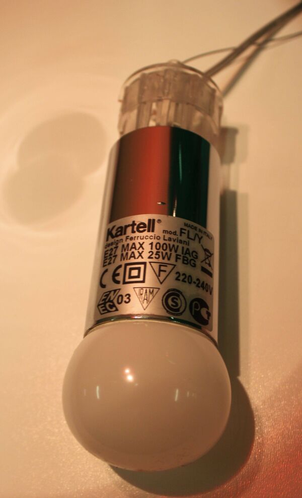 Lampe suspendue Fly vintage par Ferrucio Laviani pour Kartell, 2000.
