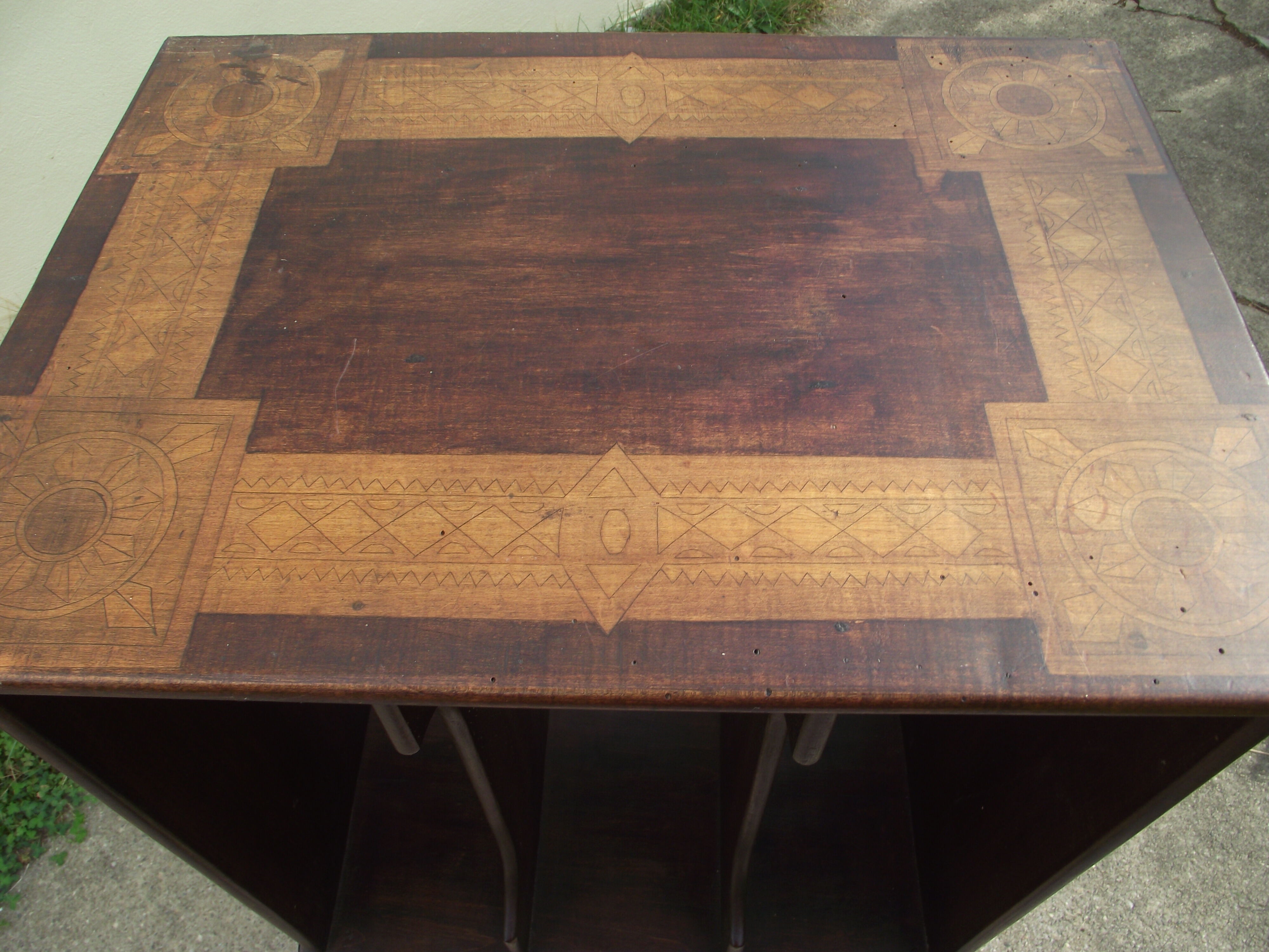 19th century empire-style music locker