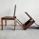Set of 4 Mid Century dining chairs in rosewood style Afra and Tobia Scarpa.