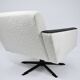 Vintage Deutsche Democratic Republic DDR, 60s, White Bouclé