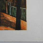 Maurice Utrillo: La Vacheresse, national road to Anse (Rhône), signed lithograph