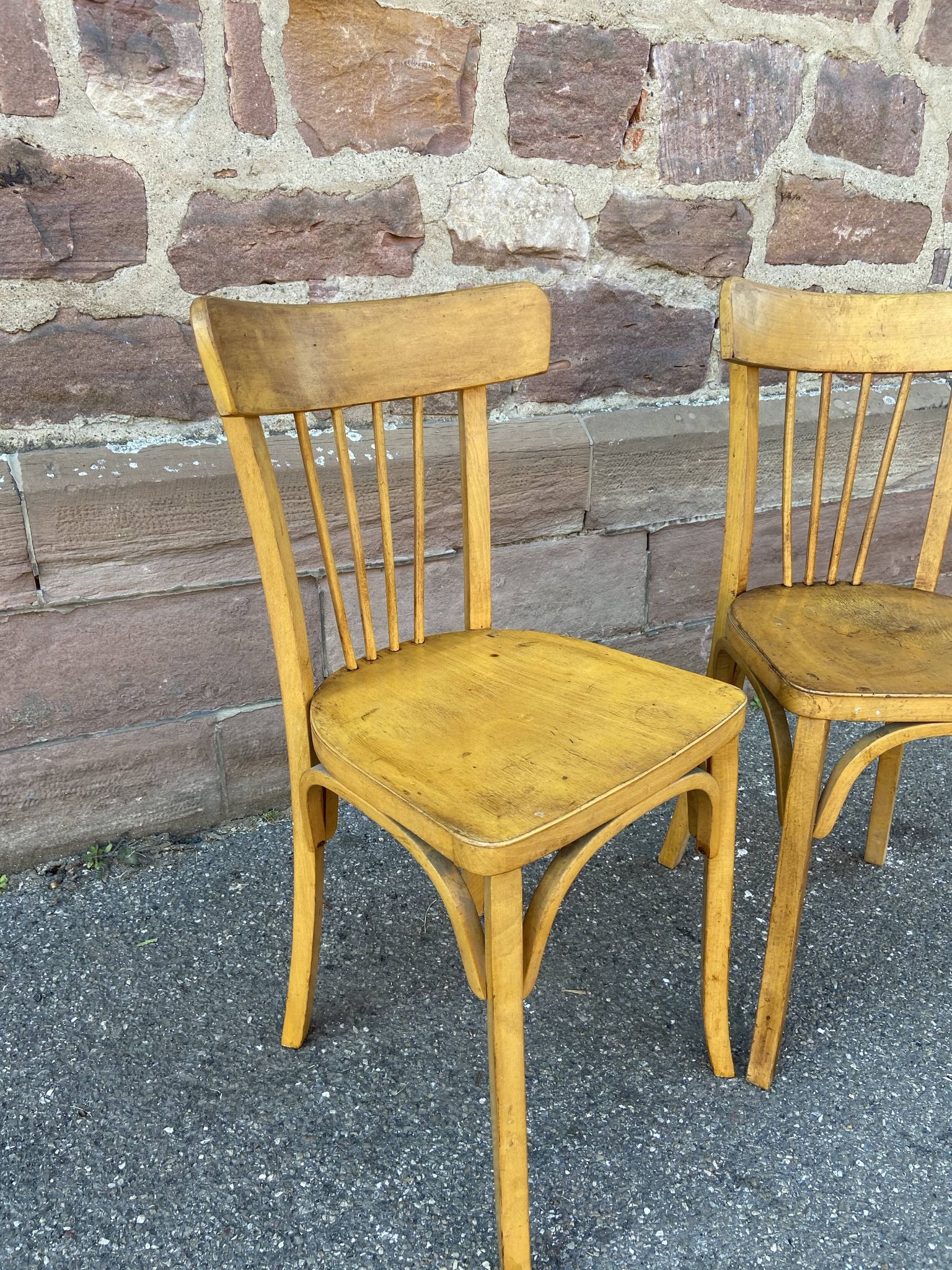 Pair of bistro chairs